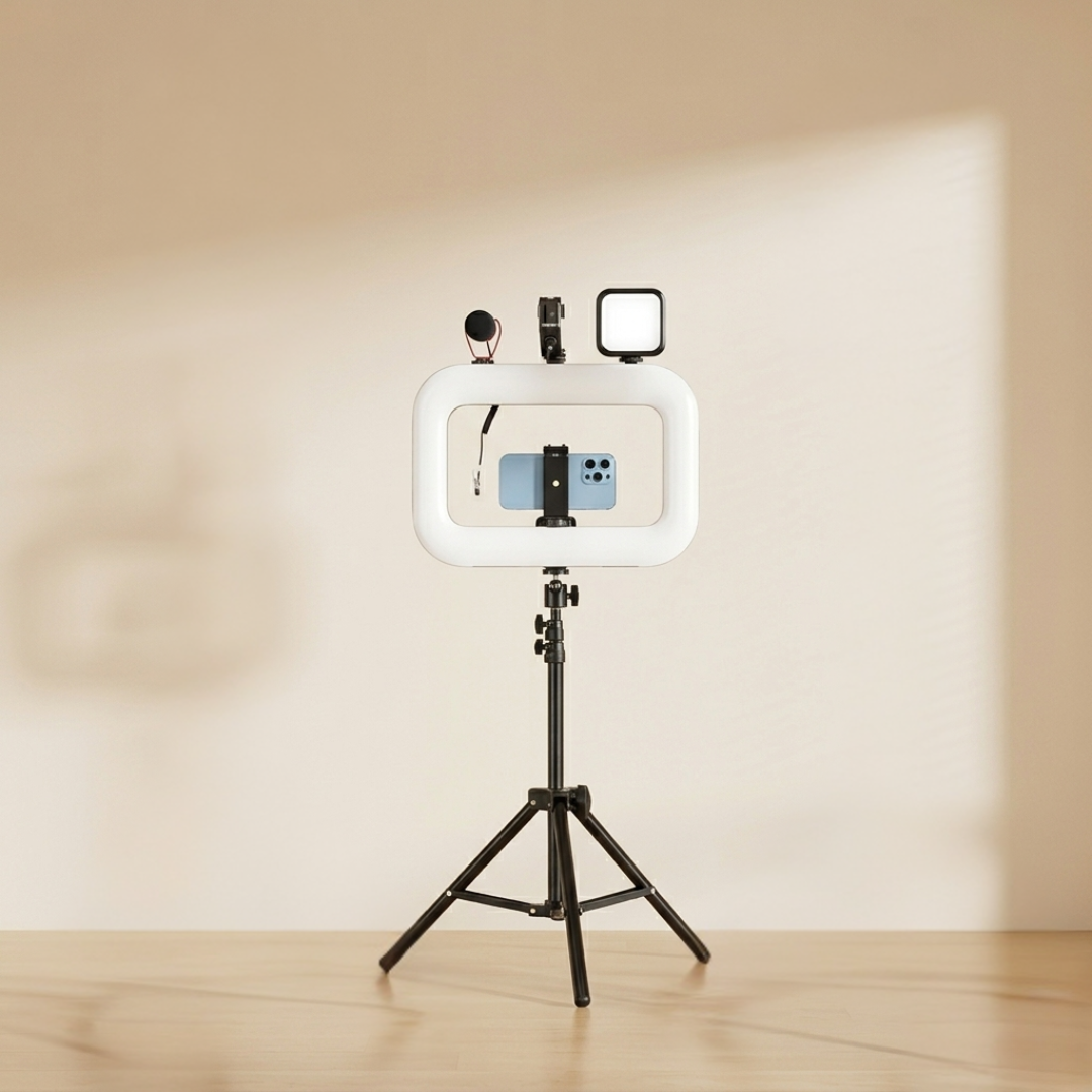 Handheld Portable LED Light Ring For Photography And Video
