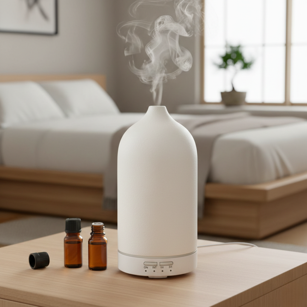 Dekorativ keramisk diffuser til aromatiske olier derhjemme