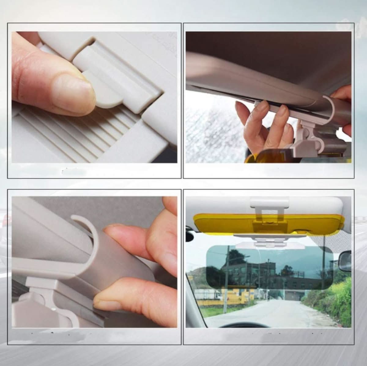 Parasole per auto NovaGuard per una guida senza abbagliamento e il comfort del conducente