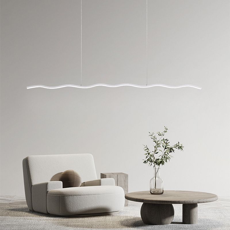 LouiseGlow - nowoczesna lampa wisząca LED w kolorze czarno-białym