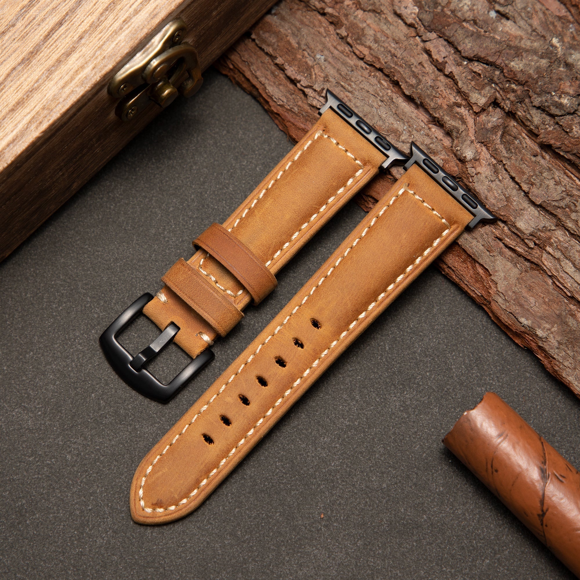 Apple Watch Band For Men With Leather, Timeless Style