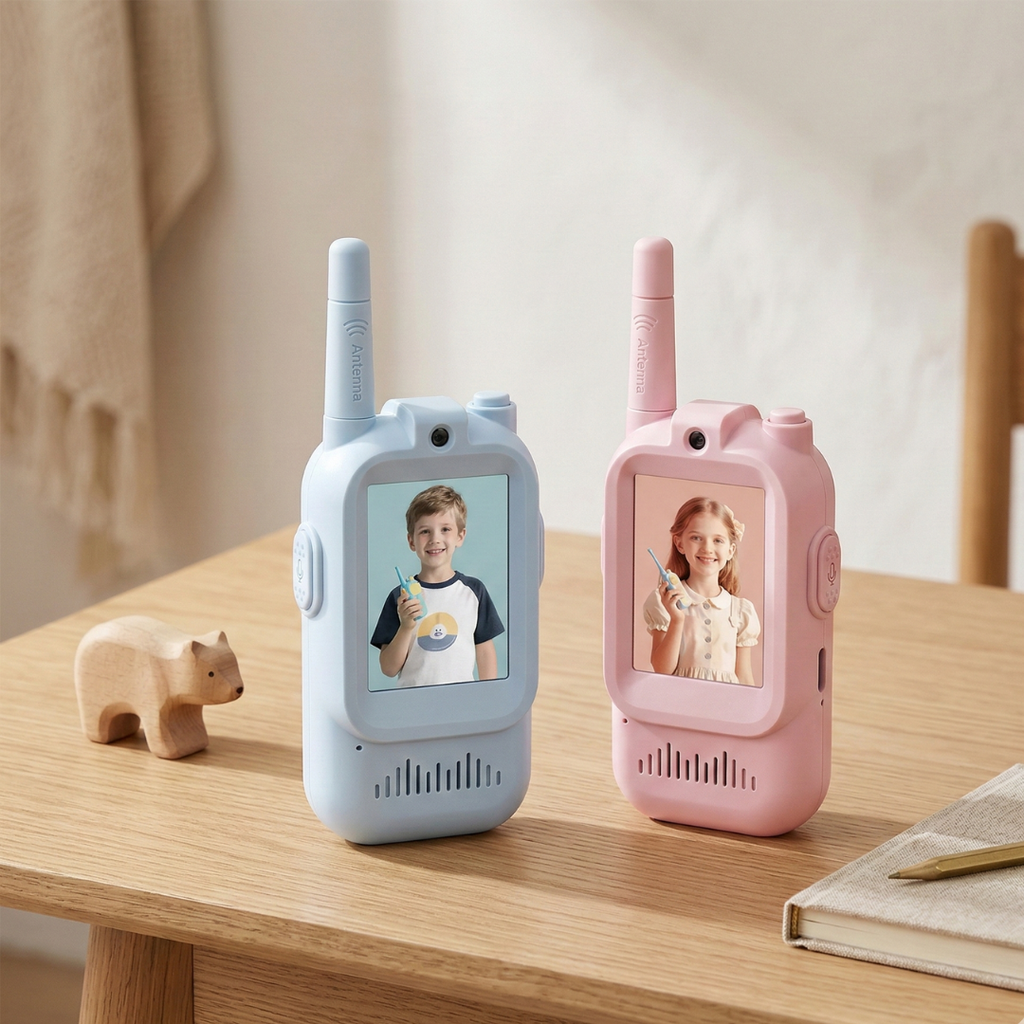 Video-fähige Walkie-Talkies für Kinder im Alter von drei bis sechs Jahren Spielzeit