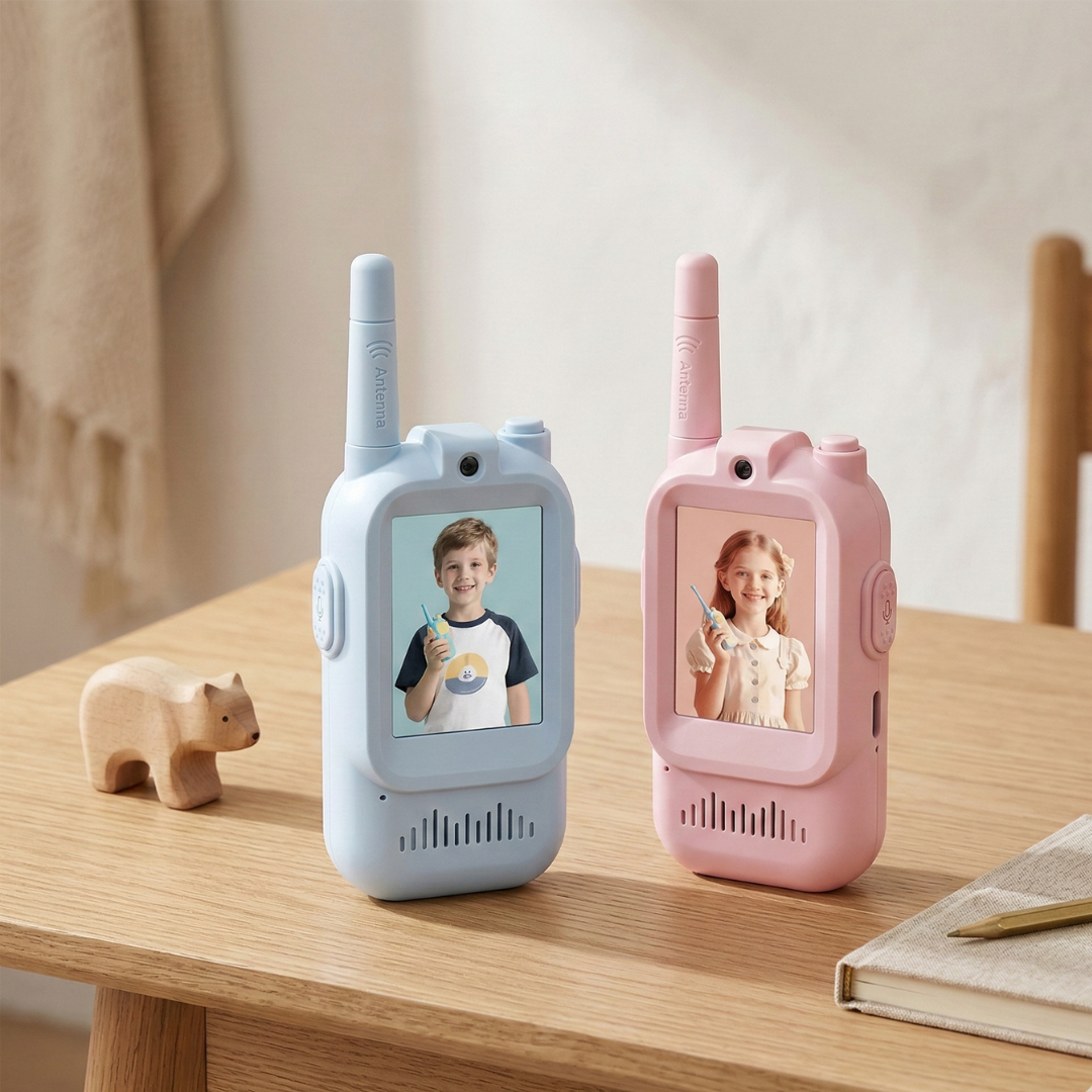 Video-fähige Walkie-Talkies für Kinder im Alter von drei bis sechs Jahren Spielzeit
