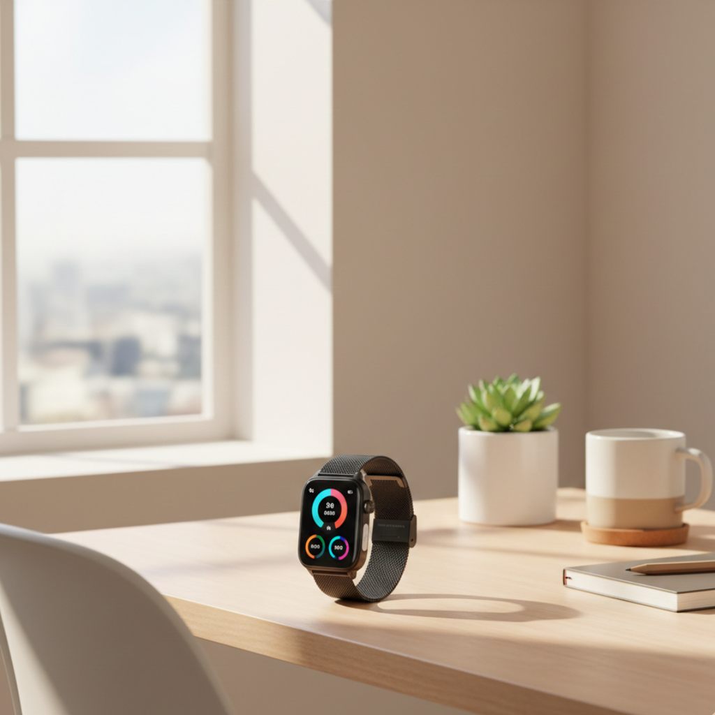 AMOLED-skærm smartwatch med Bluetooth-opkald vandtæt til daglig brug