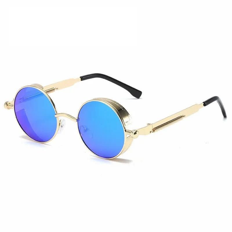 Okulary przeciwsłoneczne Aurora Vision Vintage Round z ochroną UV400, retro design | compagnien