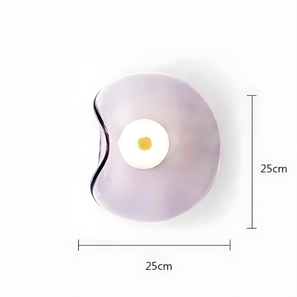SolaraGlass LED Fali Lámpák Fel és Le Világítással