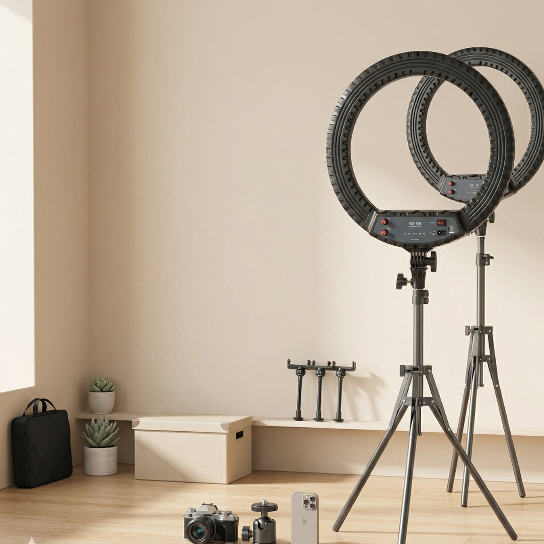 ProLite 18-Inch Circular LED Light With Tripod Stand