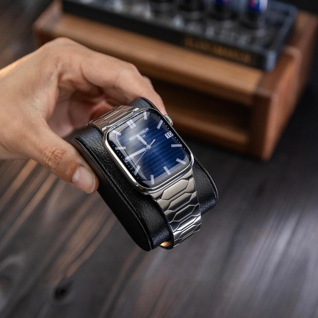 Apple Watch metalrem med diskret luksusstil til formelle lejligheder