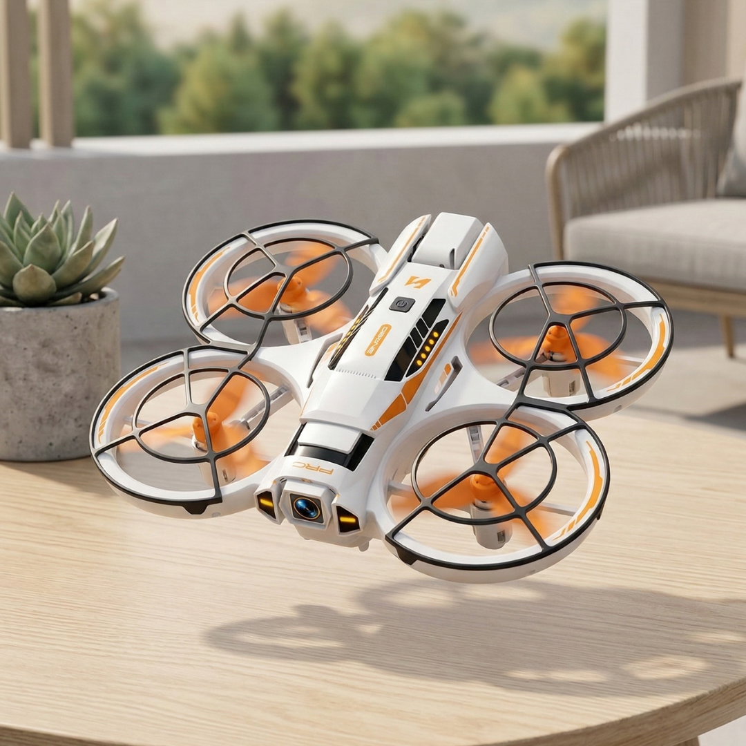 Kompakt drone med 8K-kamera og GPS til luftfotografering