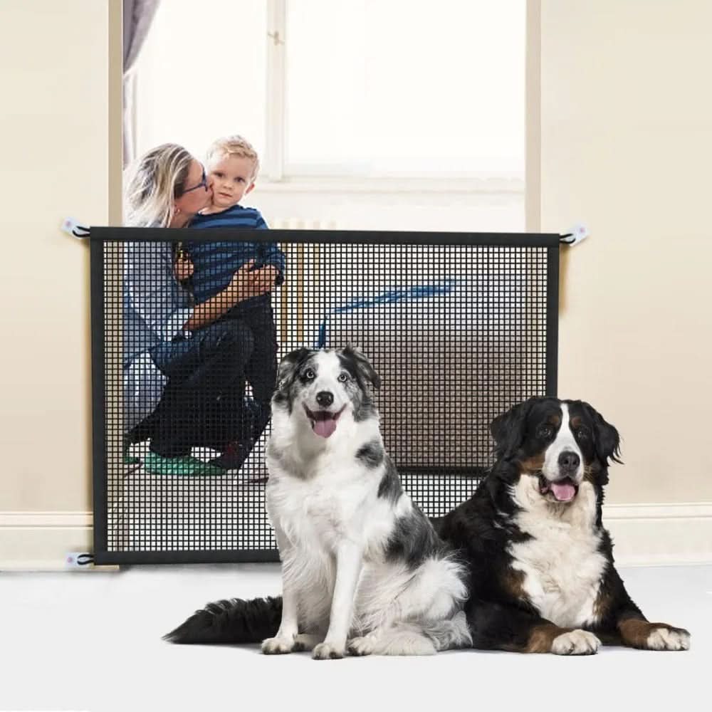 AeroGuard Mesh Baby And Pet Barrier Transparent Durable Gate For Safe Homes