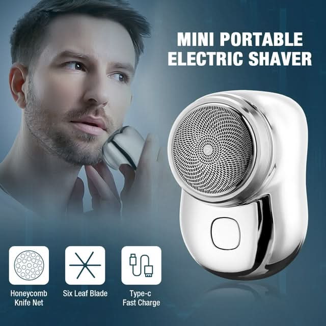 SilkyTrim Bærbar Barberhøvel Nærbarbering Lav Smerte Kompakt Reisehøvel