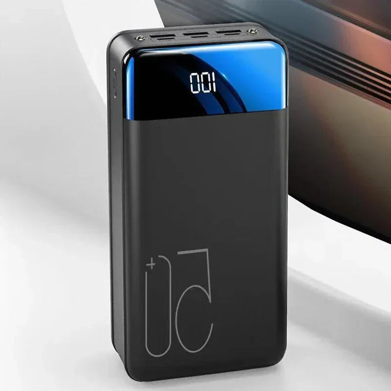 50.000mAh Ultra-høj kapacitets powerbank – Superhurtig opladning til telefoner, tablets og bærbare computere