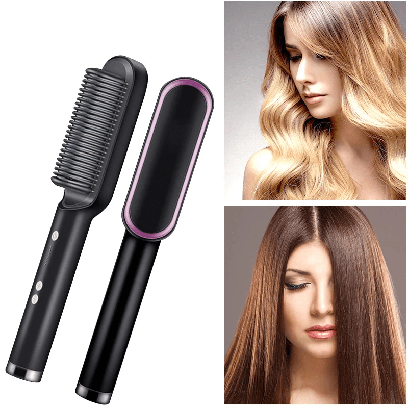 Lisseur à cheveux céramique tourmaline LumaPro pour coiffage à domicile