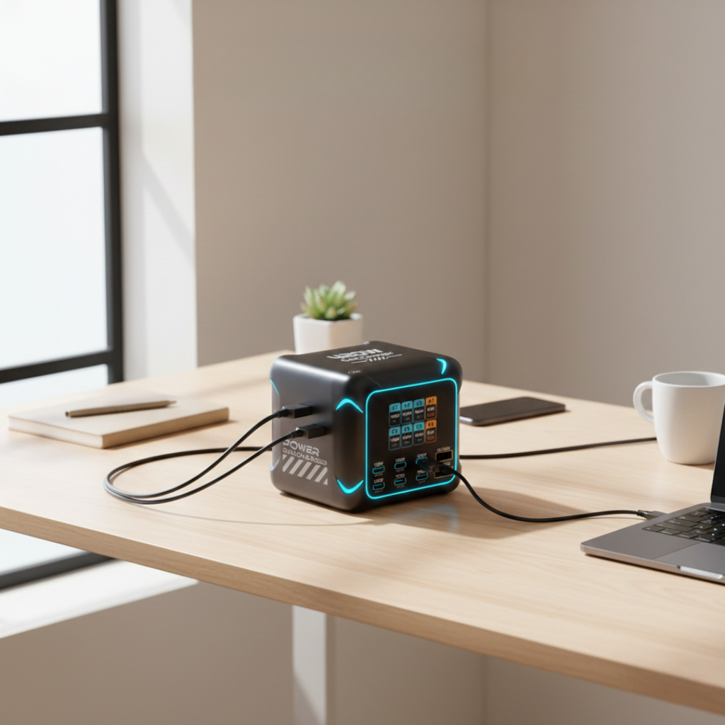 PowerHub 300W GaN Çoklu USB Portlu Şarj Cihazı Bugün