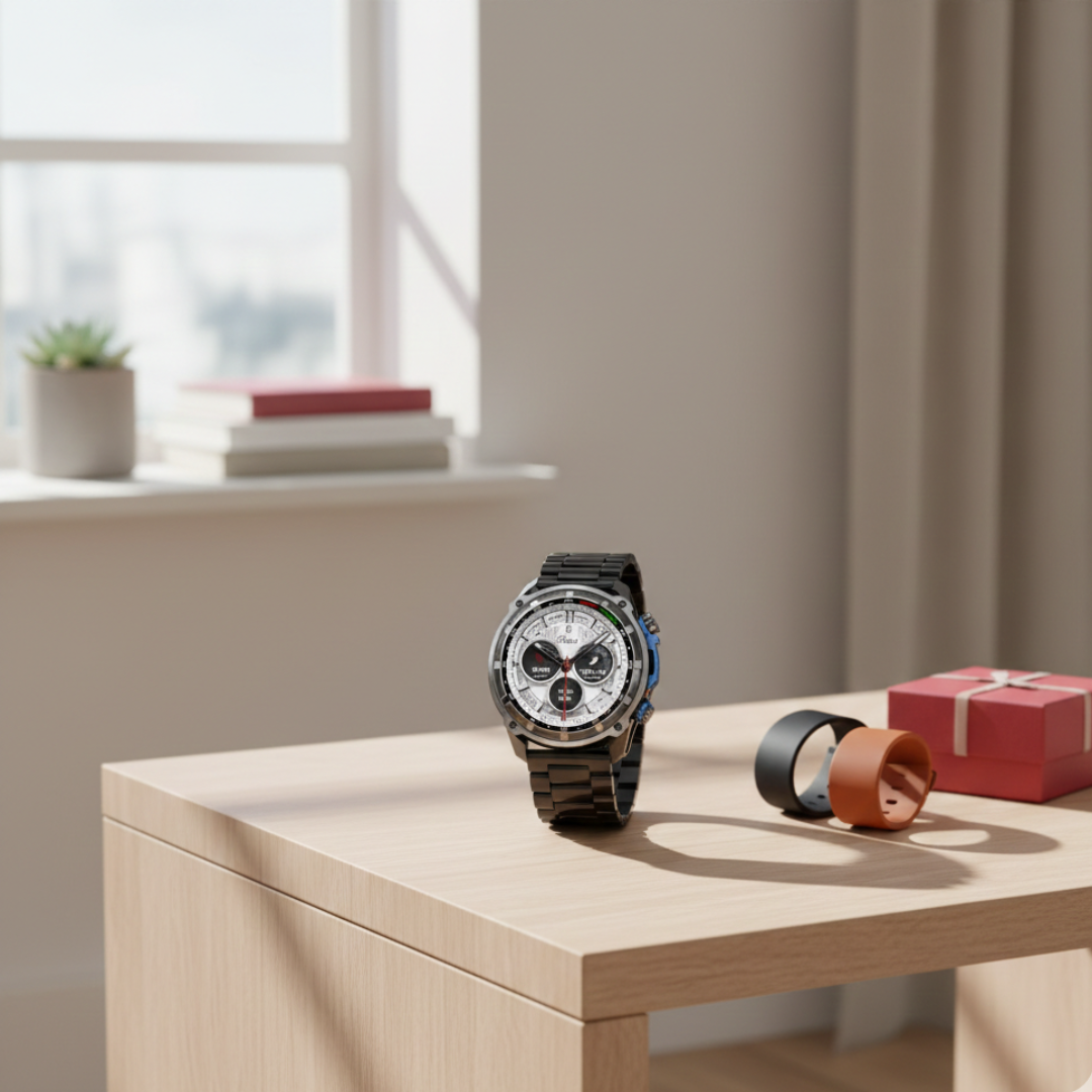 Smartwatch GPS do użytku na zewnątrz z mapami offline, wodoodporny zegarek sportowy