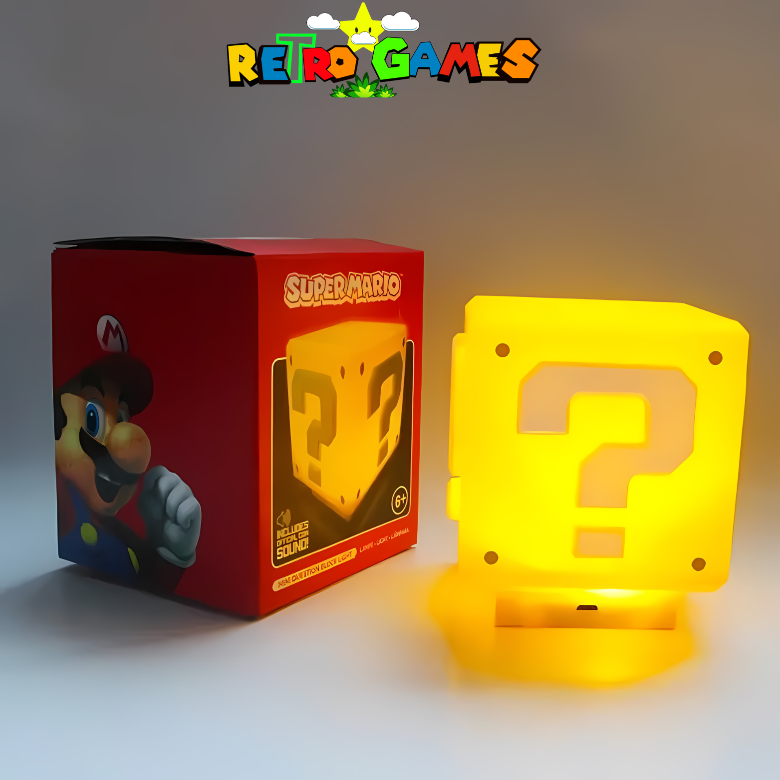 Illuminatore Blocco Domanda di Super Mario