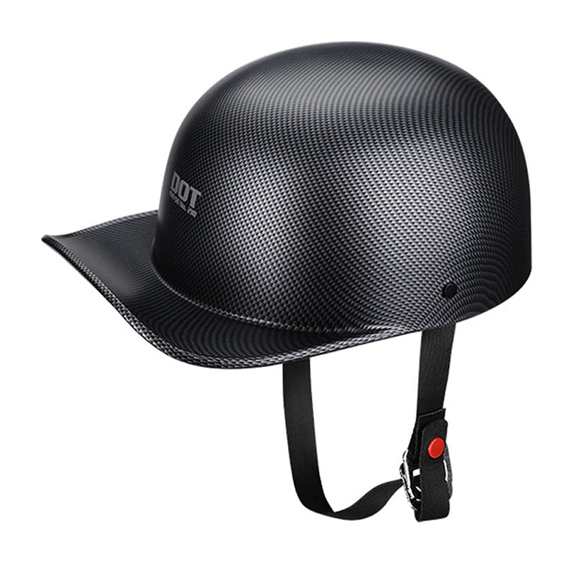 Kask motocyklowy w stylu czapki z daszkiem - zatwierdzony przez DOT