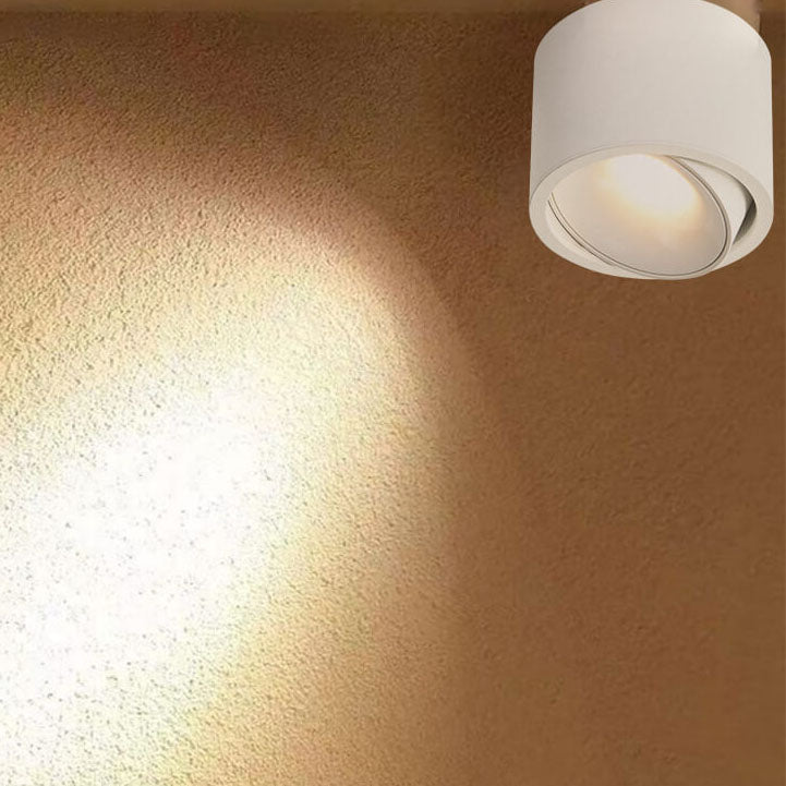 AstraGlow Round LED Spotlight Flush Mount Ceiling Light