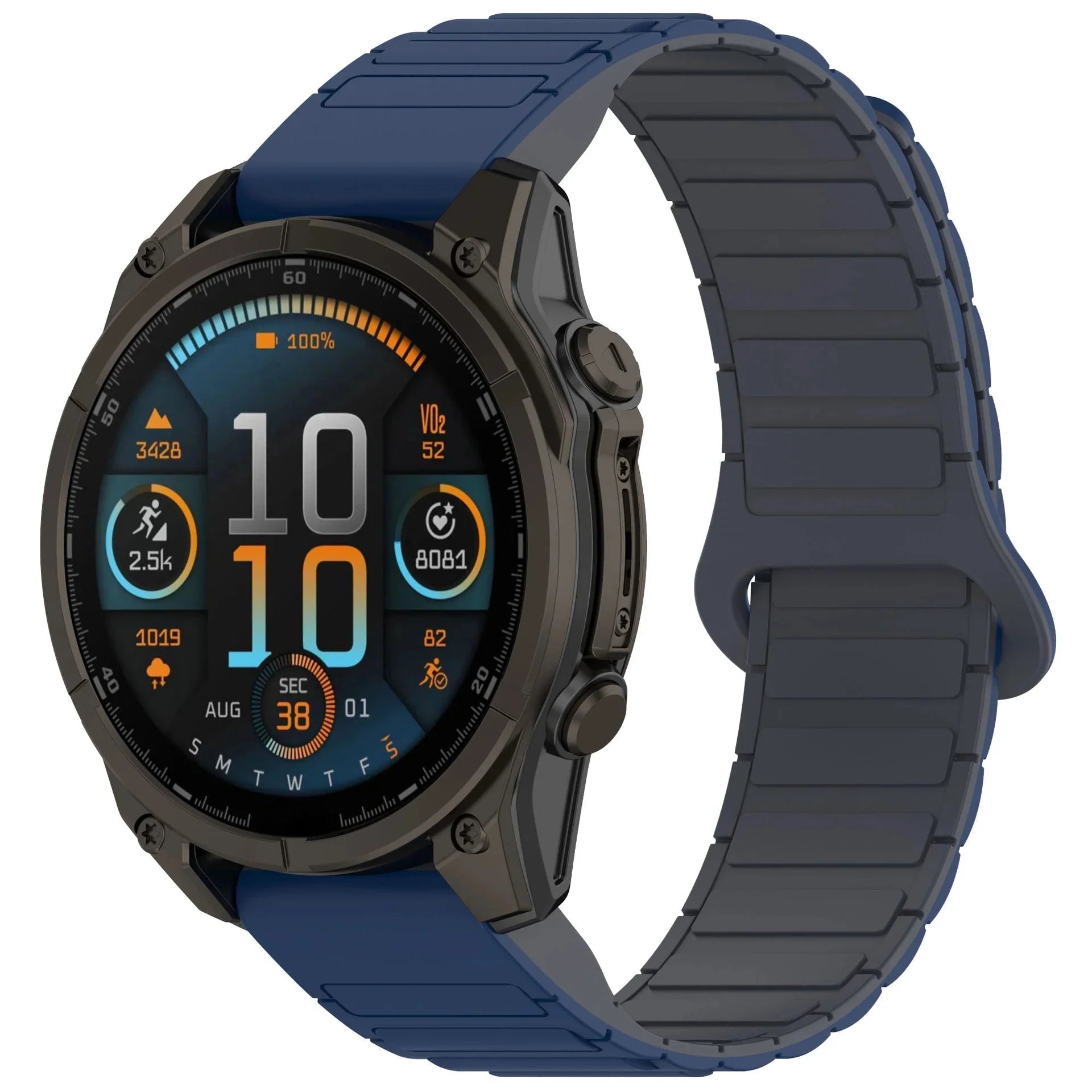 Garmin QuickFit Magnetic Loop Strap Waterproof Silicone Watch Band