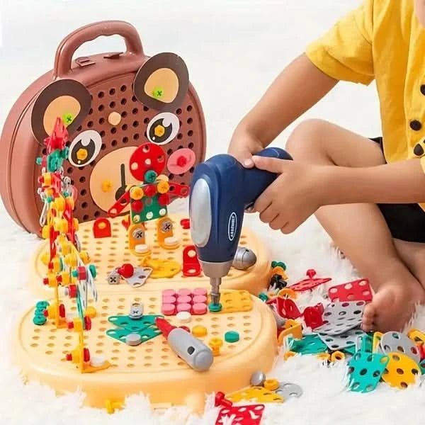 BrightNest Montessori Aufbewahrungsbox für Kinder Kreatives Lernen und Spielen