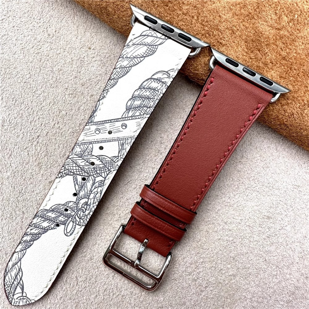 Kožený řemínek Barenia pro Apple Watch