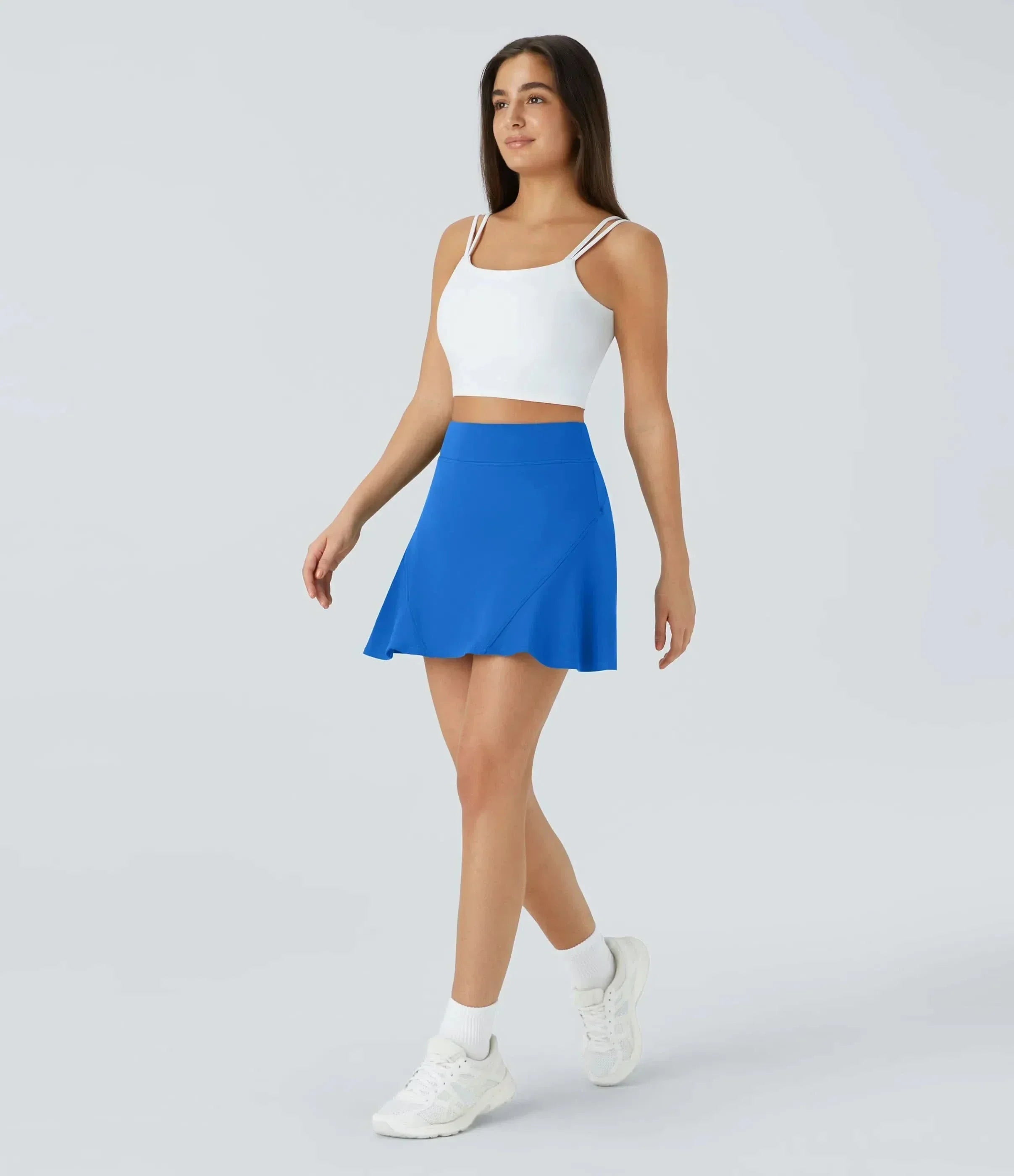 Baseline Pro Two-In-One Tennis Skirt With Hidden Pockets And Flat Waistband For Women