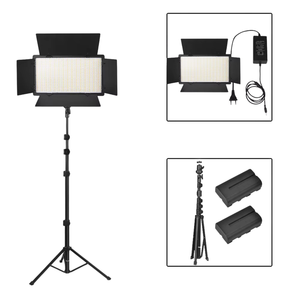 U800 LED-Fotostudioleuchte für Videoaufnahmen und Streaming