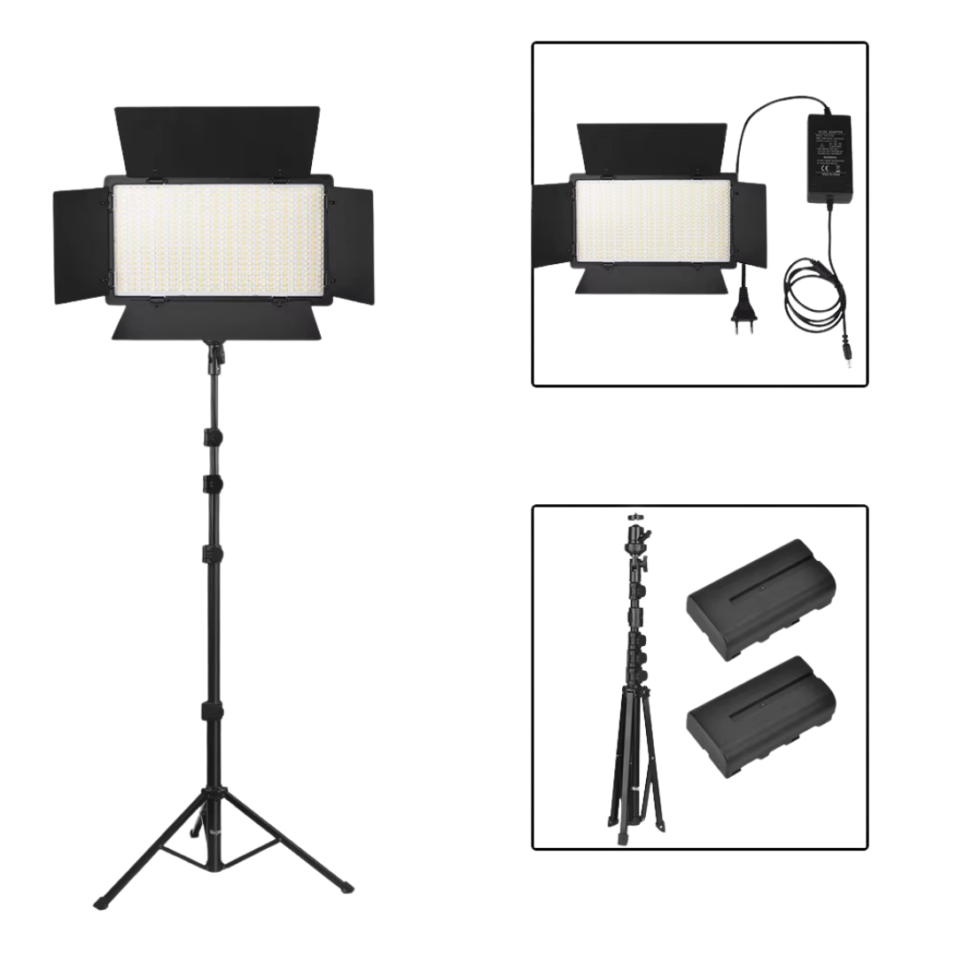 U800 LED-Fotostudioleuchte für Videoaufnahmen und Streaming