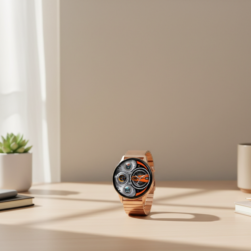 AMOLED Smartwatch For Women With Waterproof Build And Bluetooth Calling