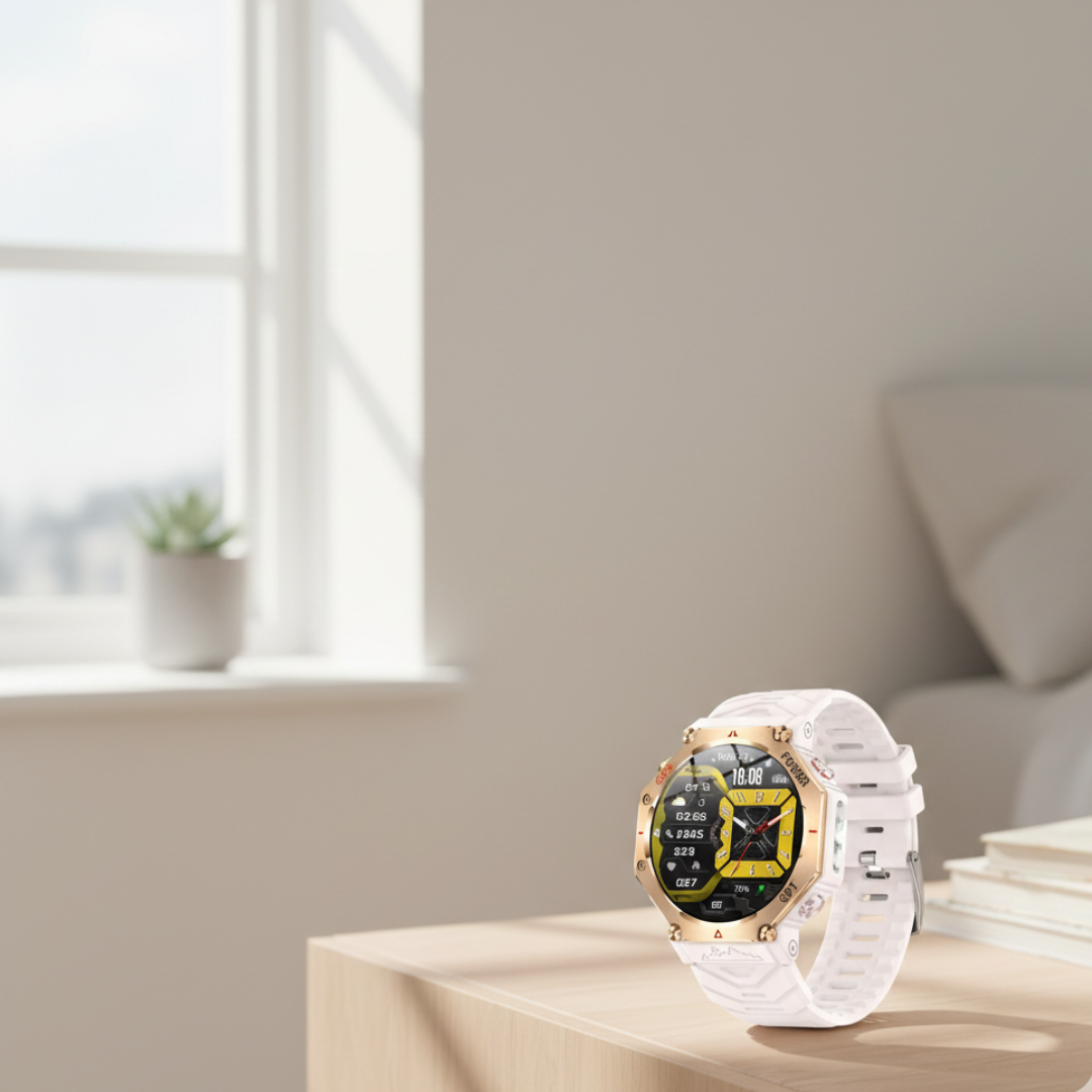 Outdoor Waterproof AMOLED GPS Smartwatch With Compass And Altimeter