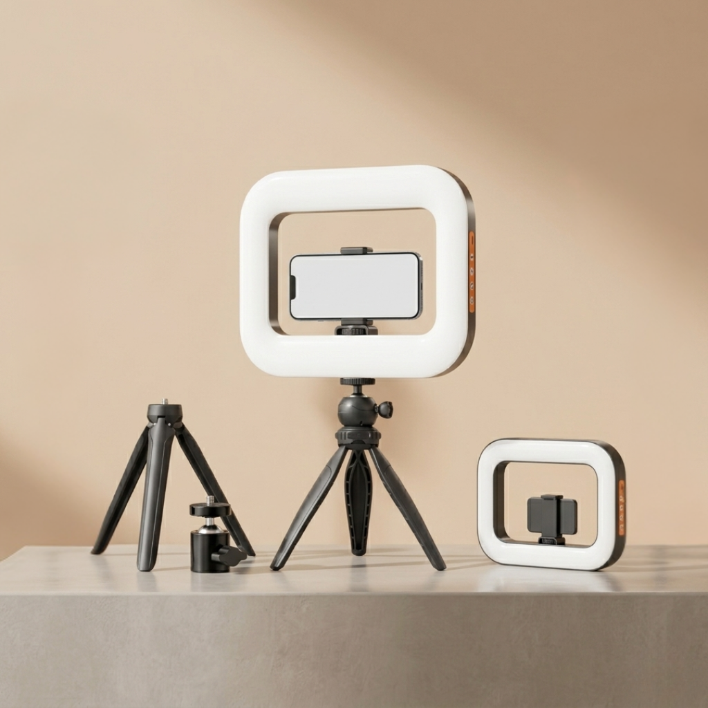 Handheld Portable LED Light Ring For Photography And Video