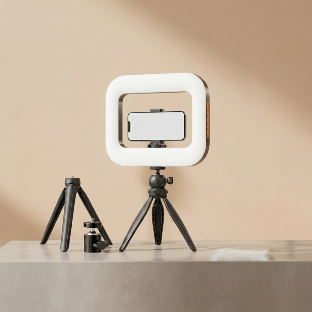 Handheld Portable LED Light Ring For Photography And Video