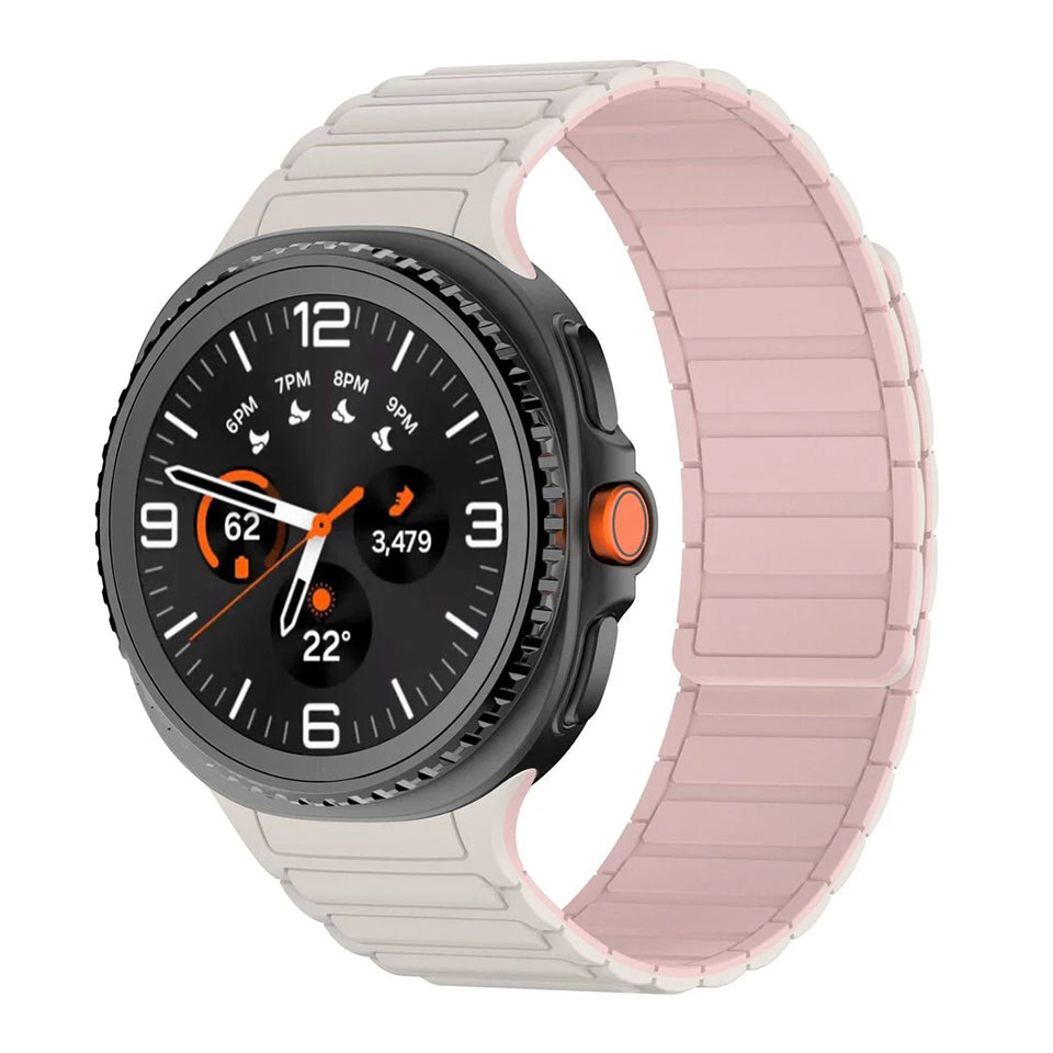 Příslušenství silikonový magnetický řemínek pro Samsung Galaxy Watch