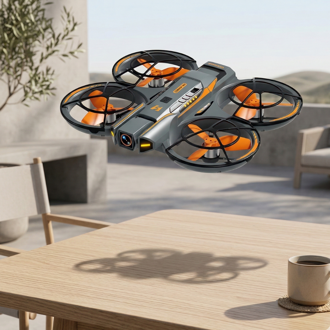 Kompakt drone med 8K-kamera og GPS til luftfotografering