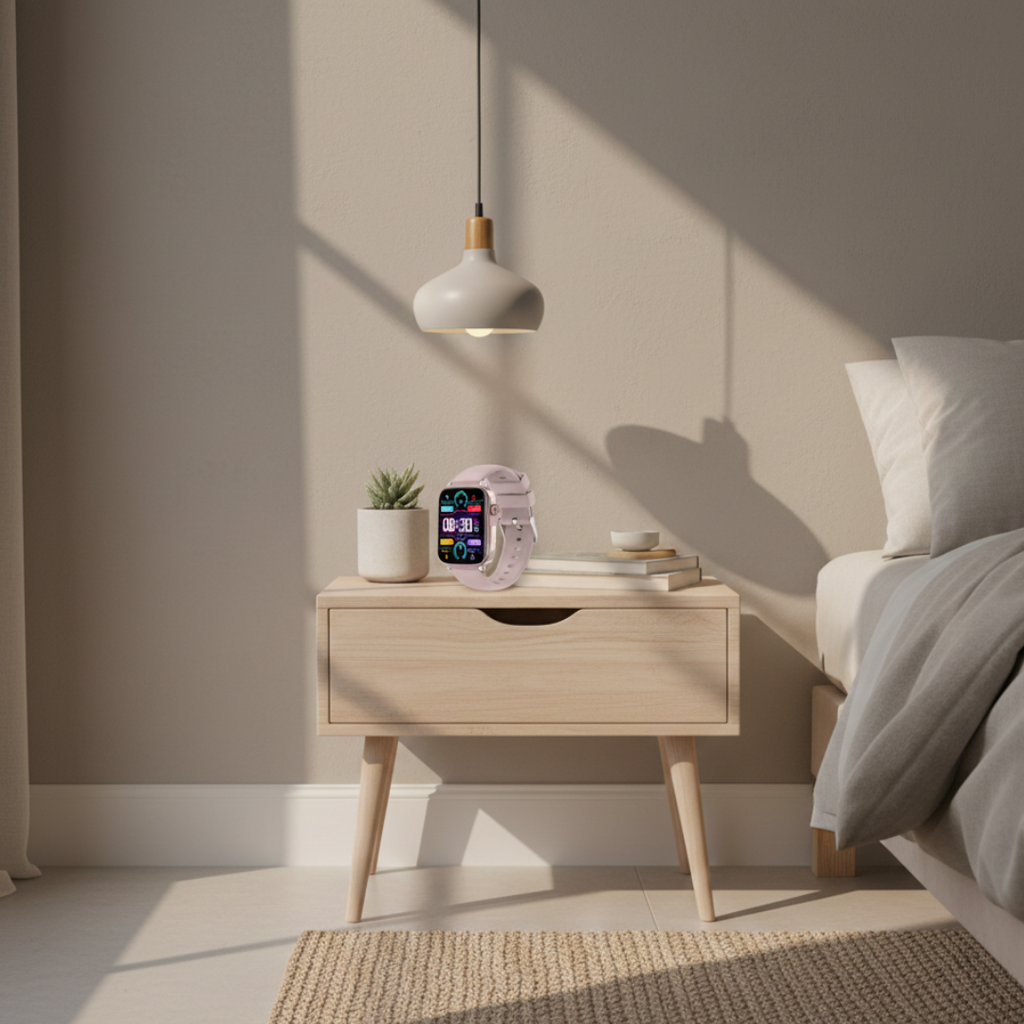 AMOLED-skærm smartwatch med Bluetooth-opkald vandtæt til daglig brug