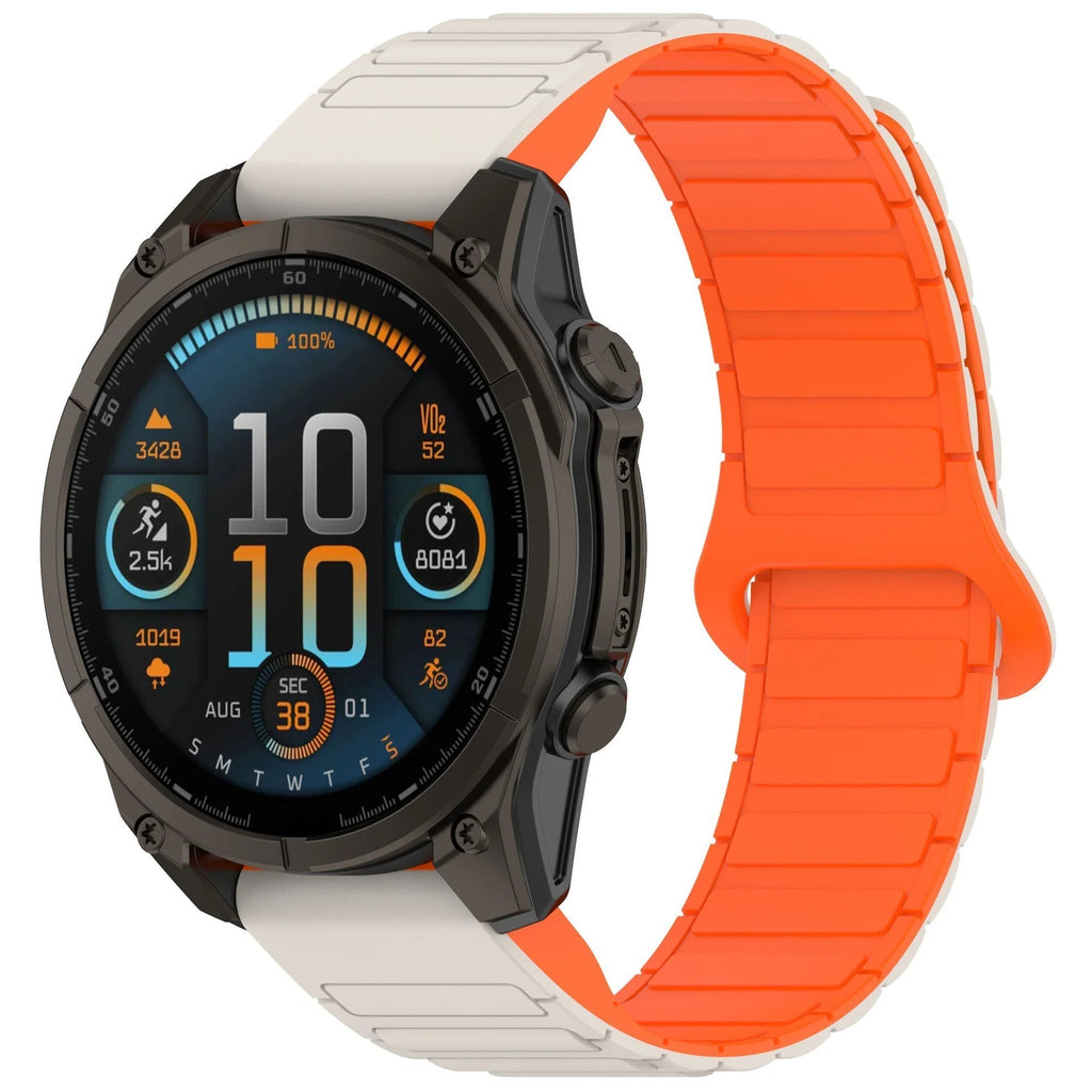 Garmin QuickFit Magnetic Loop Strap Waterproof Silicone Watch Band