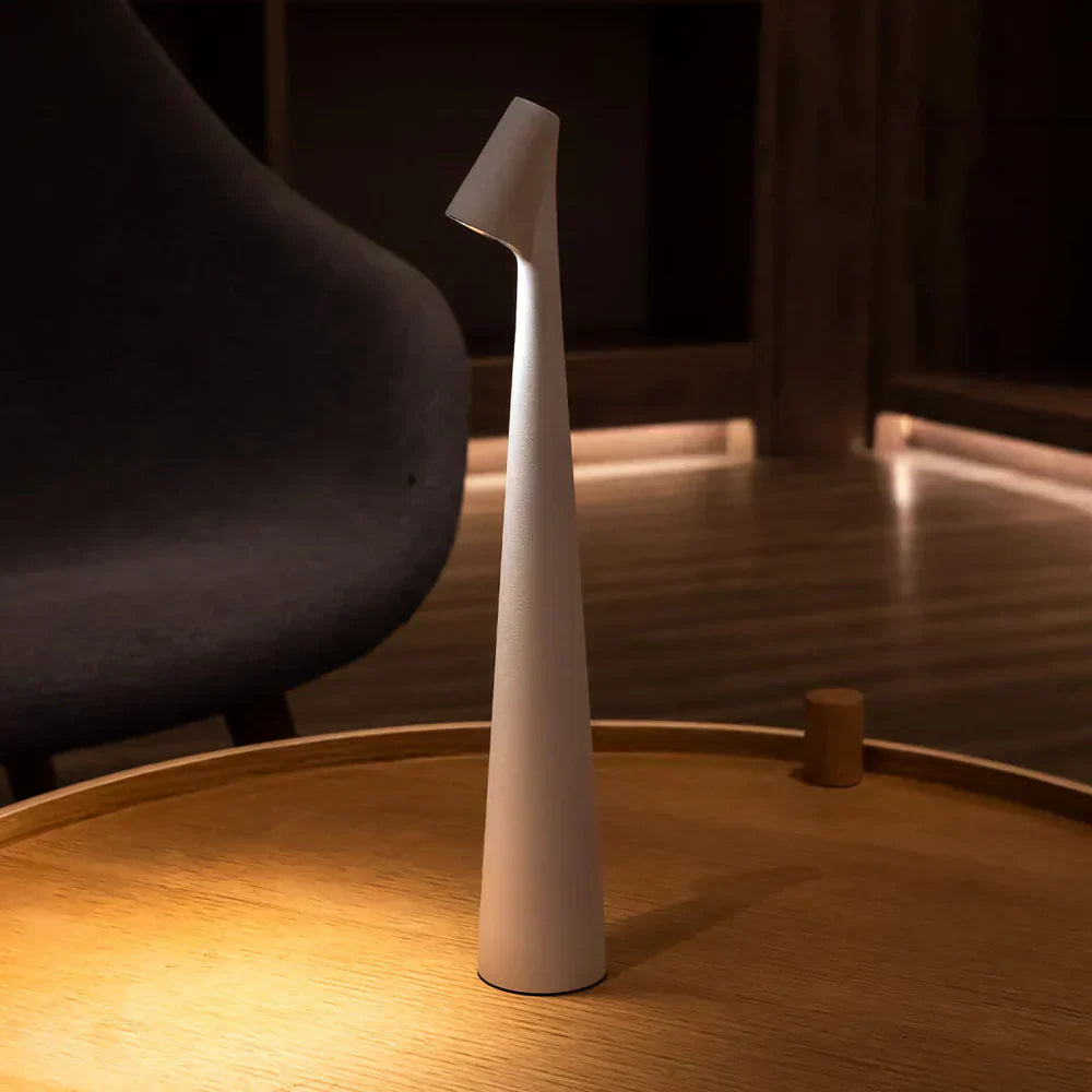 Lampe de table au design nordique minimaliste | Sans fil | LED | Lampe de lecture | Lampe de dîner