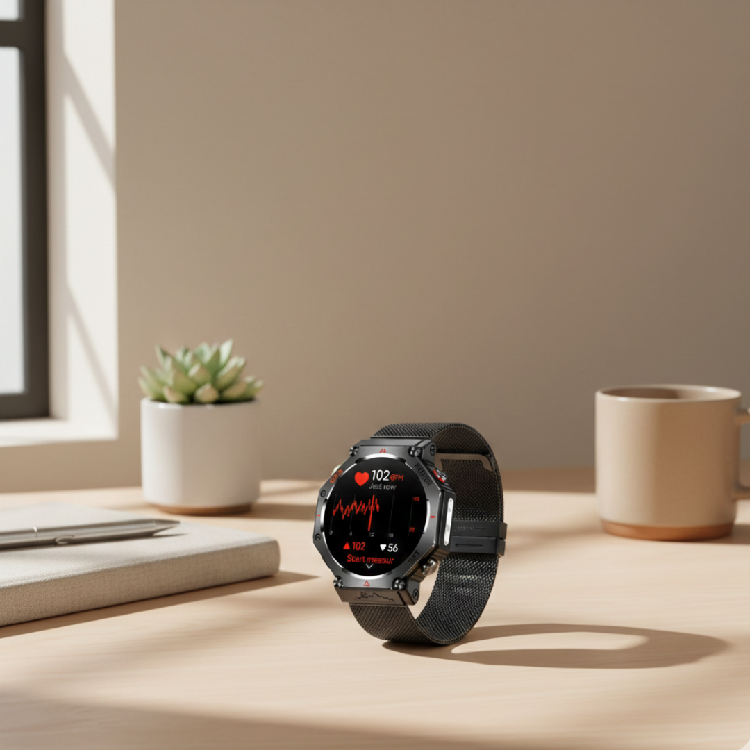 Outdoor Waterproof AMOLED GPS Smartwatch With Compass And Altimeter