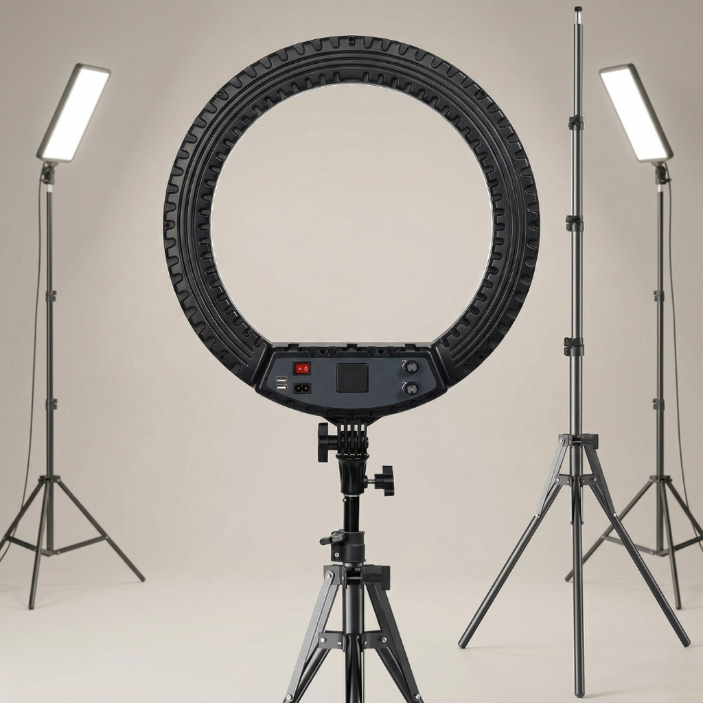 ProLite 18-Inch Circular LED Light With Tripod Stand