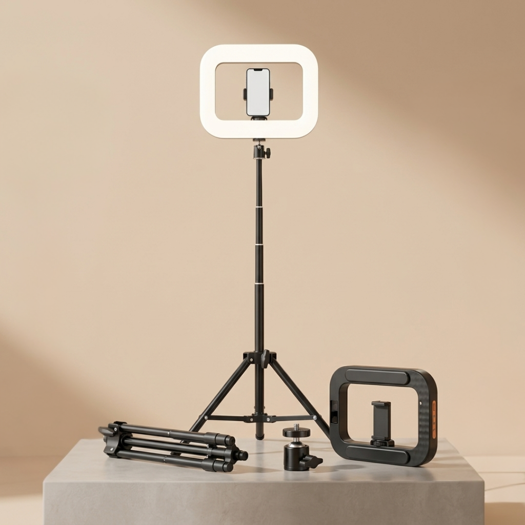Handheld Portable LED Light Ring For Photography And Video
