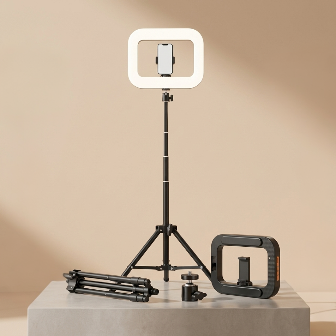 Handheld Portable LED Light Ring For Photography And Video