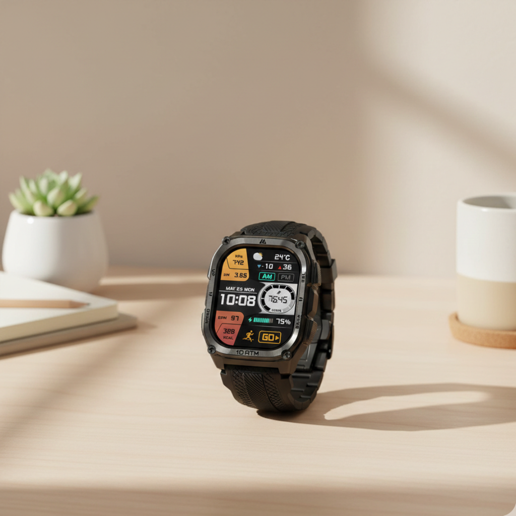 Vojenské GPS chytré hodinky pro náročné venkovní použití s AMOLED displejem