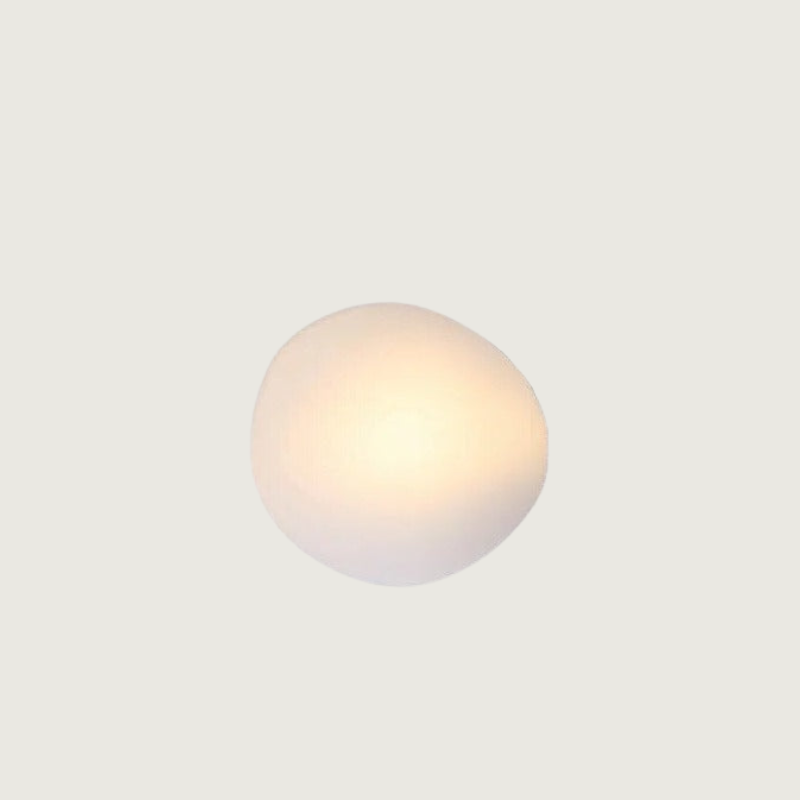 Lirena Farget Glass Vegglampe med Akryl Detaljer