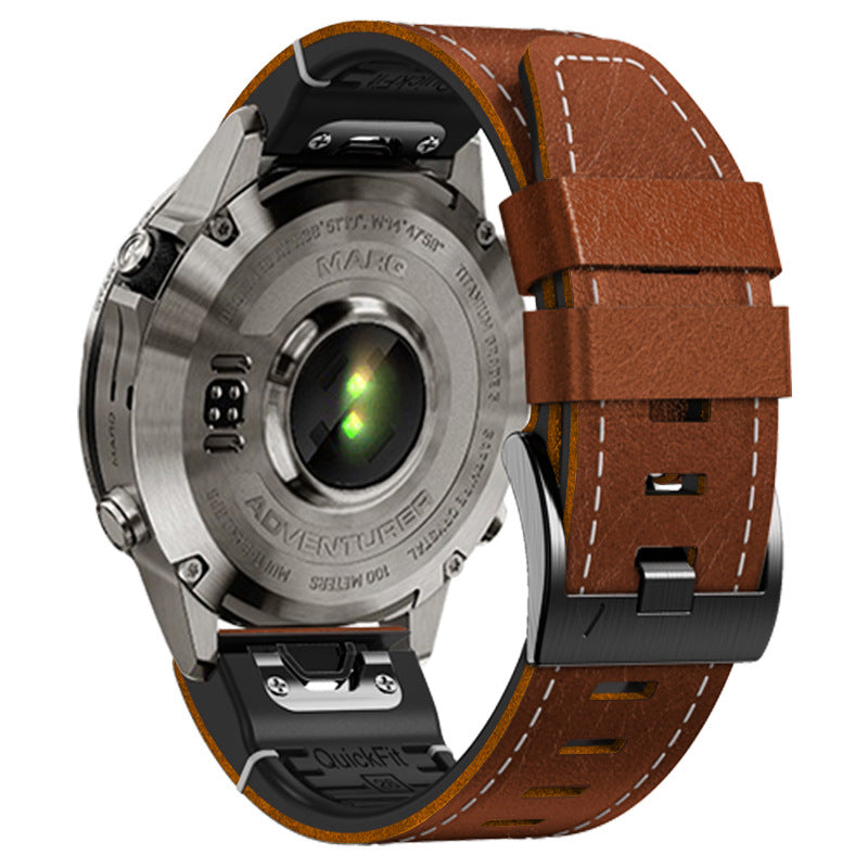 Gumový kožený řemínek Garmin QuickFit pro sportovní hodinky