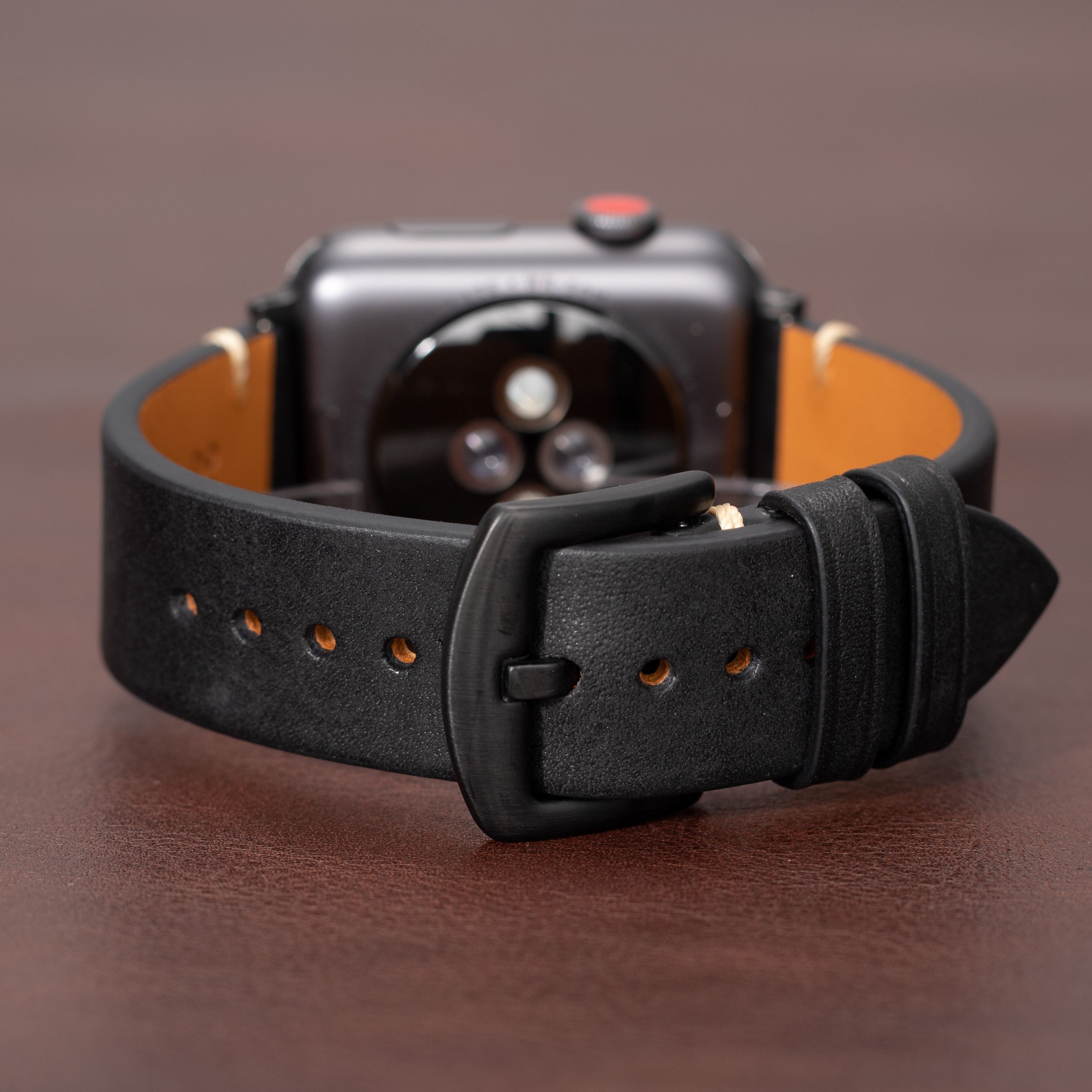 Premium italiensk læderrem til Apple Watch