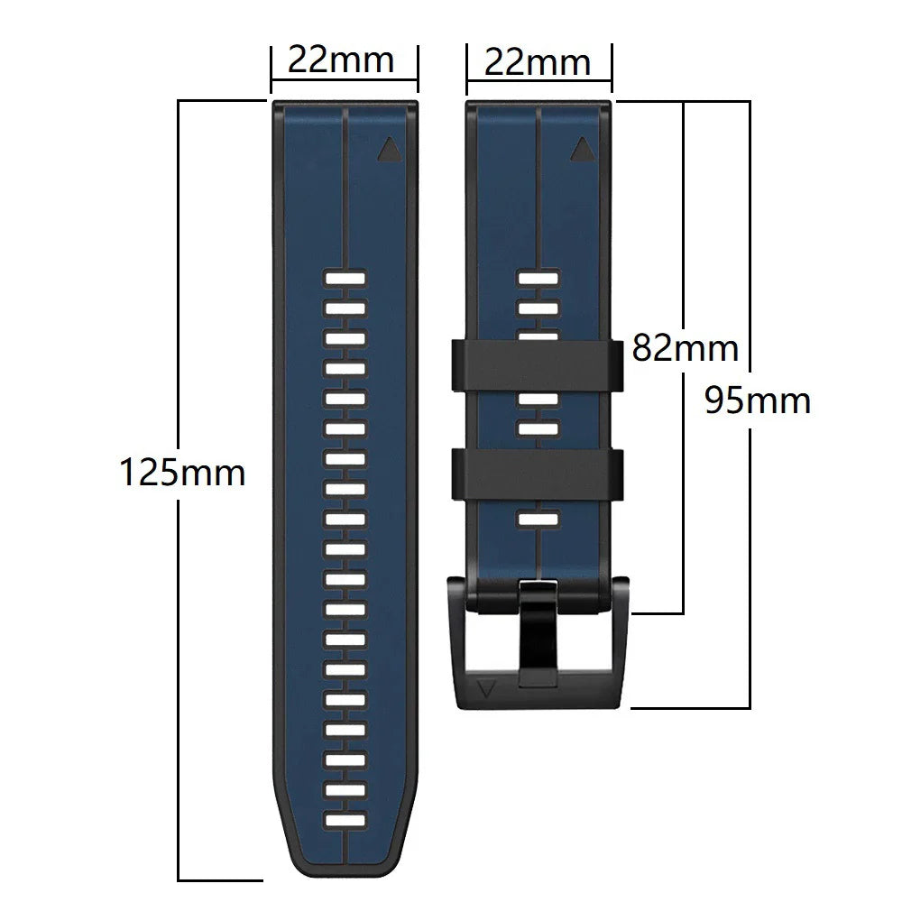 Cinturino di ricambio in silicone Garmin QuickFit per sport