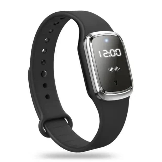 AeroGuard Ultrasonisk Myggeafvisende Armbånd til Udendørs Brug Genopladeligt Batteri