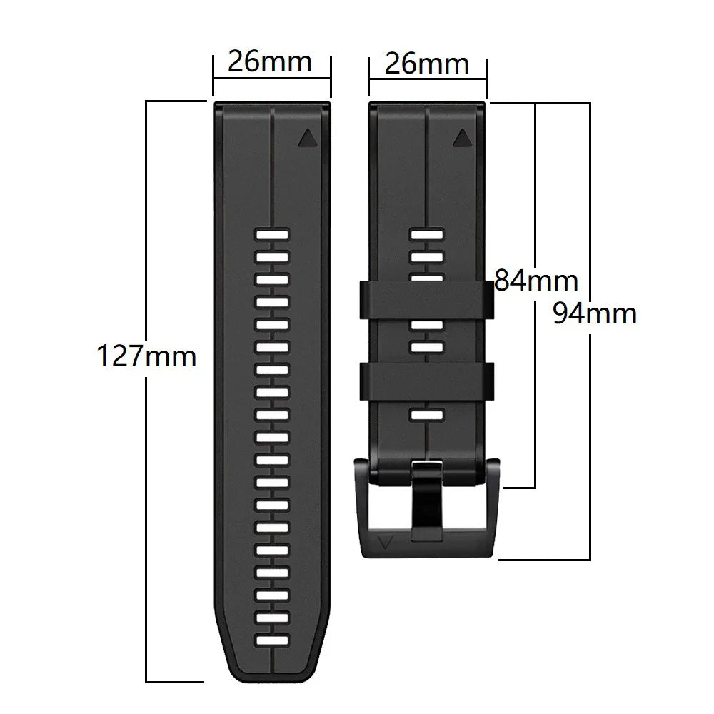 Cinturino di ricambio in silicone Garmin QuickFit per sport
