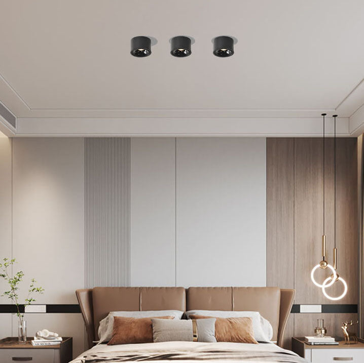 AstraGlow Round LED Spotlight Flush Mount Ceiling Light