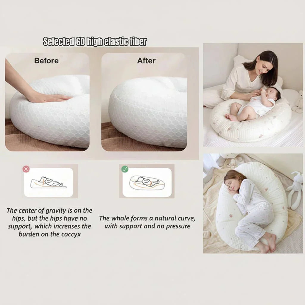 Polštářek Airynest Cotton pro kojenecké ležení s jemným pohodlím